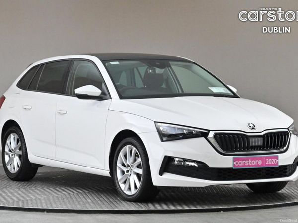 Skoda Scala Hatchback, Petrol, 2020, White