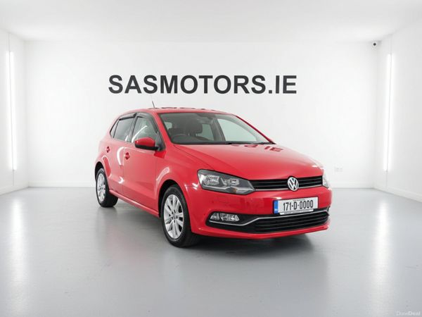Volkswagen Polo Hatchback, Petrol, 2017, Red