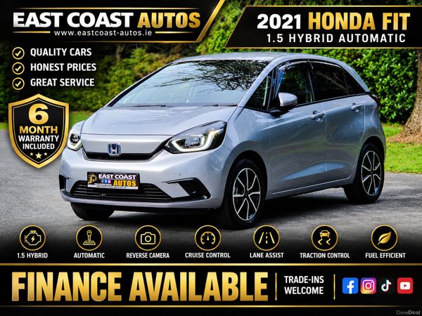 Honda Fit Hatchback, Petrol Hybrid, 2021, Black