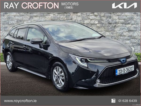 Toyota Corolla Estate, Petrol Hybrid, 2022, Black