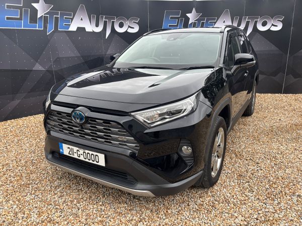 Toyota RAV4 SUV, Petrol Hybrid, 2021, Black