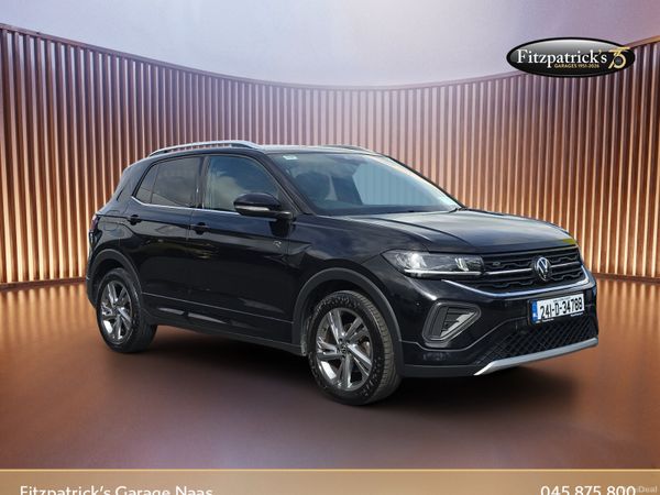 Volkswagen T-Cross SUV, Petrol, 2024, Black
