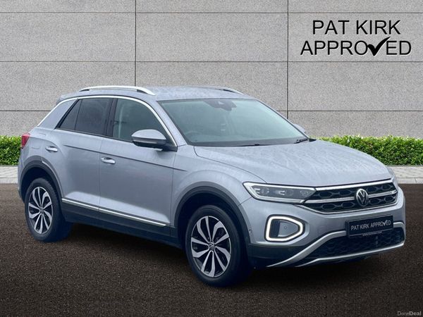 Volkswagen T-Roc Hatchback, Petrol, 2023, Silver