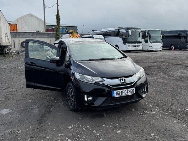Honda Fit Hatchback, Petrol Hybrid, 2015, Black