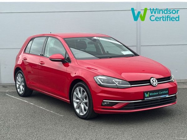 Volkswagen Golf Hatchback, Petrol, 2019, Red