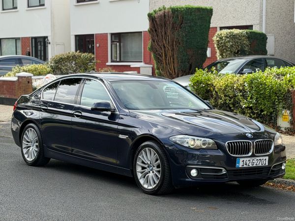 BMW 5-Series Saloon, Diesel, 2014, Blue