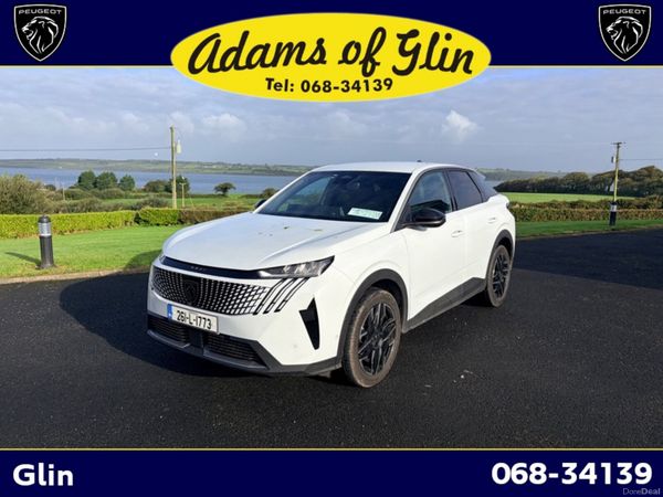 Peugeot 3008 SUV, Petrol, 2026, White