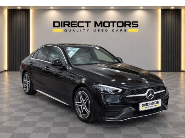 Mercedes-Benz C-Class Saloon, Diesel Hybrid, 2022, Black