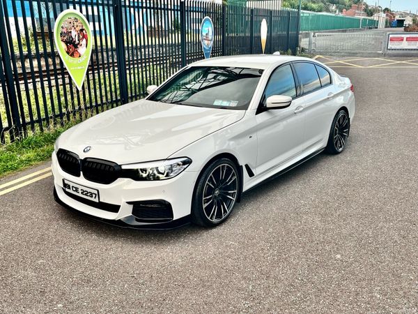 BMW 5-Series Saloon, Diesel, 2019, White