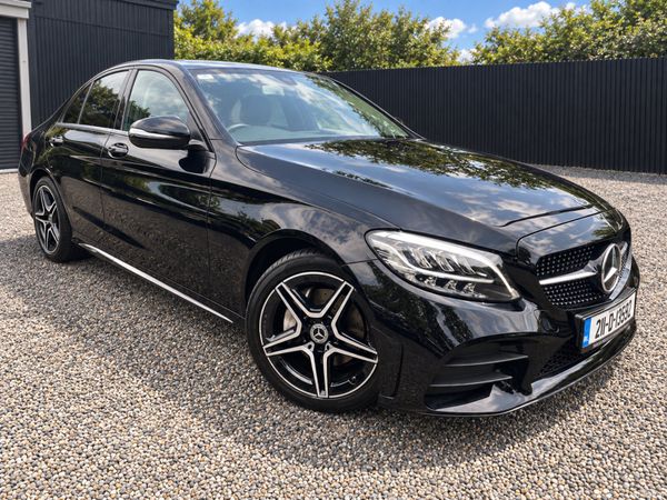 Mercedes-Benz C-Class Saloon, Petrol Hybrid, 2021, Black