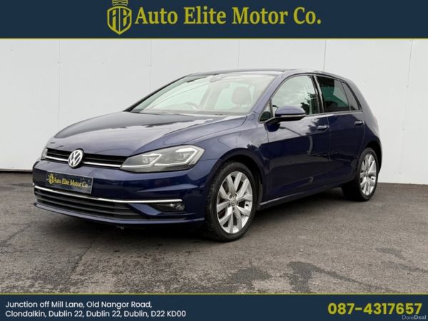 Volkswagen Golf Hatchback, Petrol, 2018, Blue