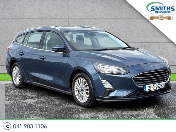 Ford Focus Estate, Petrol Hybrid, 2021, Blue
