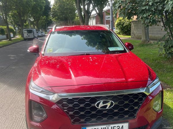 Hyundai Santa Fe SUV, Diesel, 2019, Red