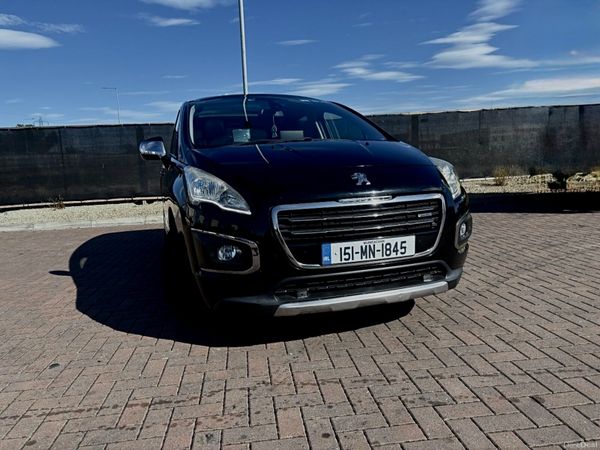 Peugeot 3008 SUV, Diesel Hybrid, 2015, Black