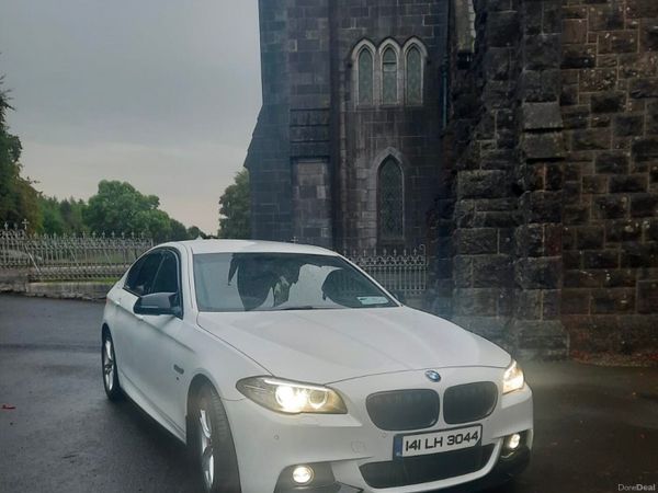 BMW 5-Series Saloon, Diesel, 2014, White