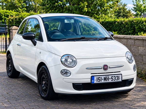 Fiat 500 Hatchback, Petrol, 2015, White