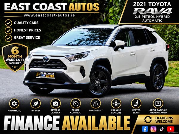 Toyota RAV4 SUV, Petrol Hybrid, 2021, Grey