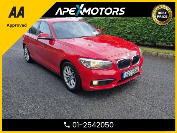 BMW 1-Series Hatchback, Diesel, 2015, Red