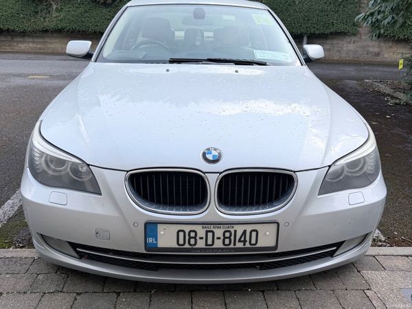 BMW 5-Series Saloon, Diesel, 2008, Silver