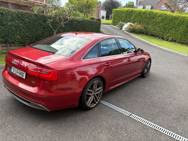 Audi A6 Saloon, Diesel, 2012, Red