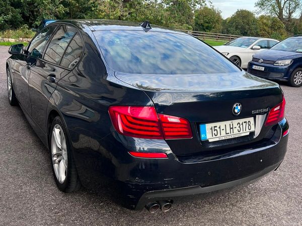 BMW 5-Series Saloon, Diesel, 2015, Black