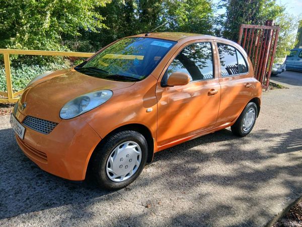 Nissan Micra Hatchback, Petrol, 2005, Orange