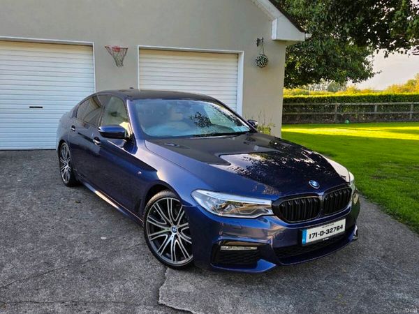 BMW 5-Series Saloon, Diesel, 2017, Blue
