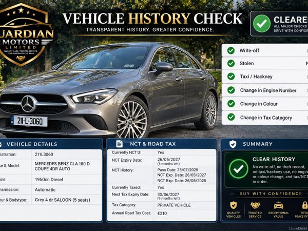 Mercedes-Benz CLA Saloon, Diesel, 2021, Grey