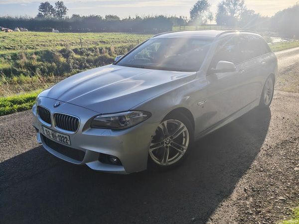 BMW 5-Series Estate, Diesel, 2015, Silver