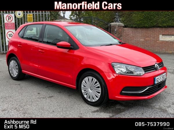 Volkswagen Polo Hatchback, Petrol, 2016, Red