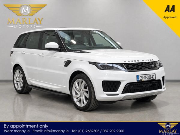 Land Rover Range Rover Sport SUV, Petrol Plug-in Hybrid, 2021, White