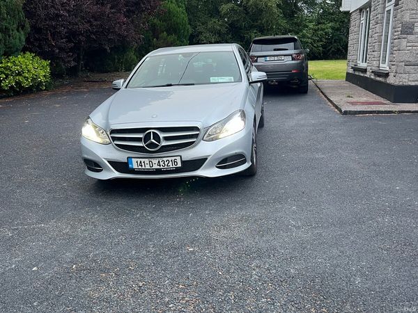 Mercedes-Benz E-Class Saloon, Diesel Hybrid, 2014, Silver