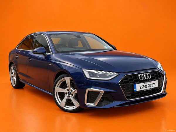 Audi A4 Saloon, Diesel, 2021, Blue