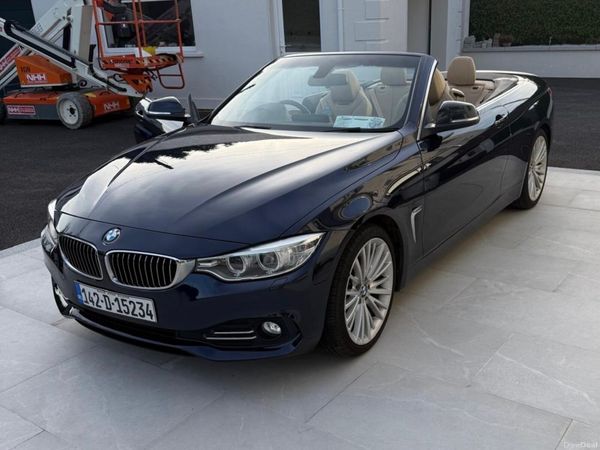 BMW 4-Series Convertible, Diesel, 2014, Blue