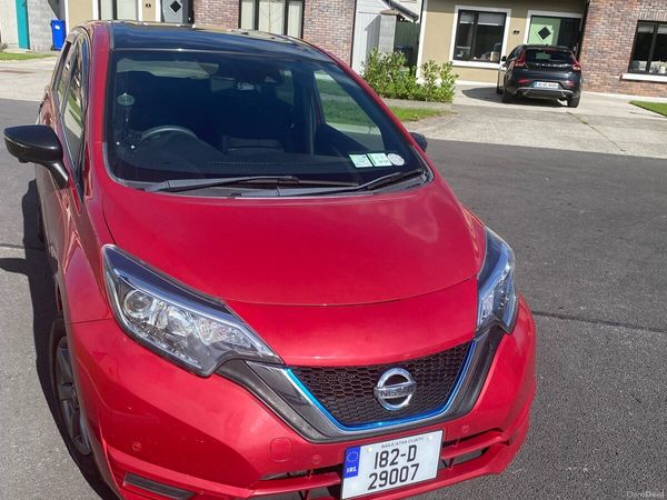 Nissan Note MPV, Petrol Hybrid, 2018, Red