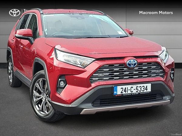 Toyota RAV4 SUV, Petrol Hybrid, 2024, Red