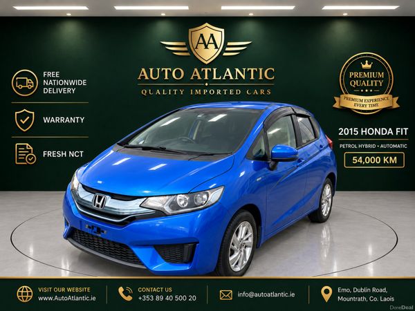 Honda Fit Hatchback, Petrol Hybrid, 2015, Blue