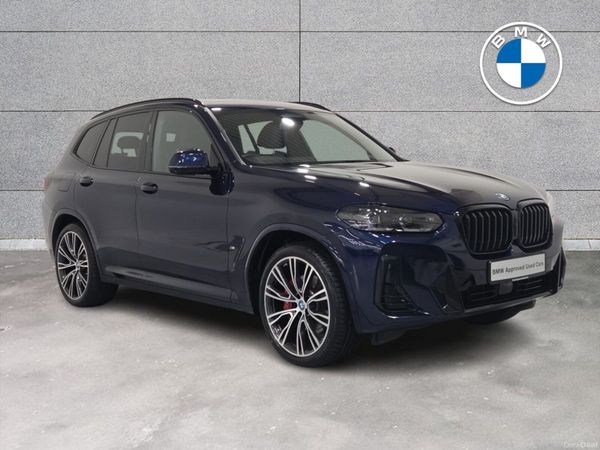 BMW X3 SUV, Petrol Plug-in Hybrid, 2024, Blue