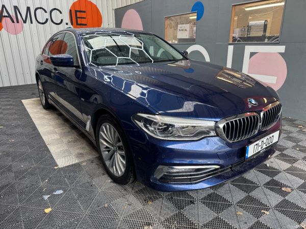 BMW 5-Series Saloon, Diesel, 2017, Blue