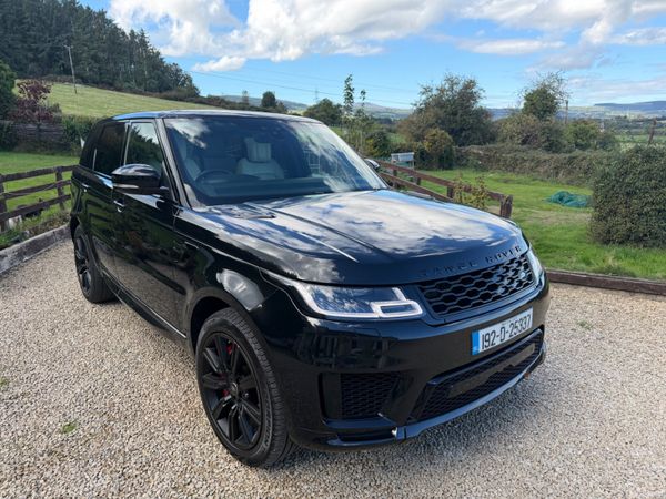 Land Rover Range Rover Sport SUV, Petrol Plug-in Hybrid, 2019, Black