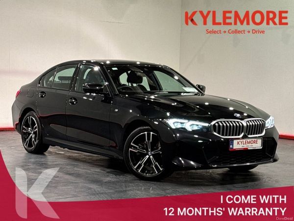 BMW 3-Series Saloon, Petrol Hybrid, 2025, Black