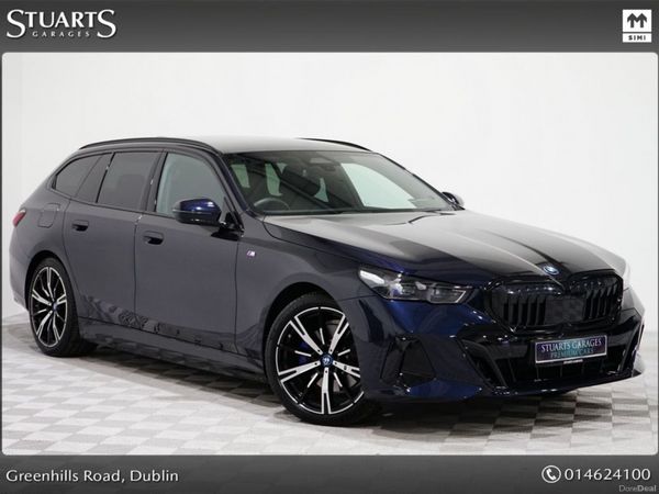 BMW 5-Series Estate, Petrol Plug-in Hybrid, 2025, Black