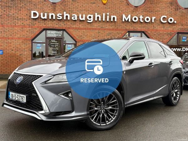 Lexus RX SUV, Petrol Hybrid, 2018, Grey