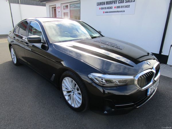 BMW 5-Series Saloon, Diesel, 2021, Black