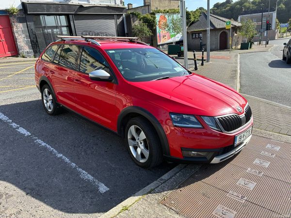 Skoda Octavia Estate, Diesel, 2019, Red