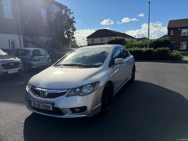 Honda Civic Saloon, Petrol Hybrid, 2010, Silver
