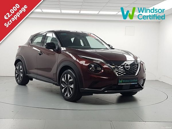 Nissan Juke SUV, Petrol Hybrid, 2026, Red