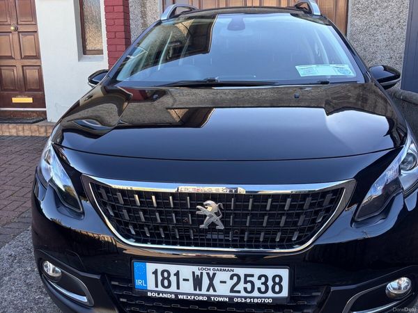 Peugeot 2008 Estate, Petrol, 2018, Black