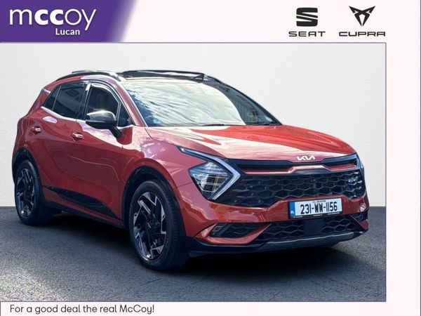 Kia Sportage SUV, Diesel Hybrid, 2023, Orange