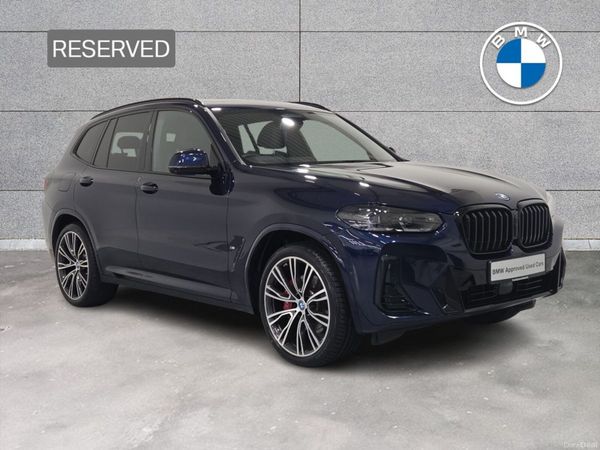 BMW X3 SUV, Petrol Plug-in Hybrid, 2024, Blue